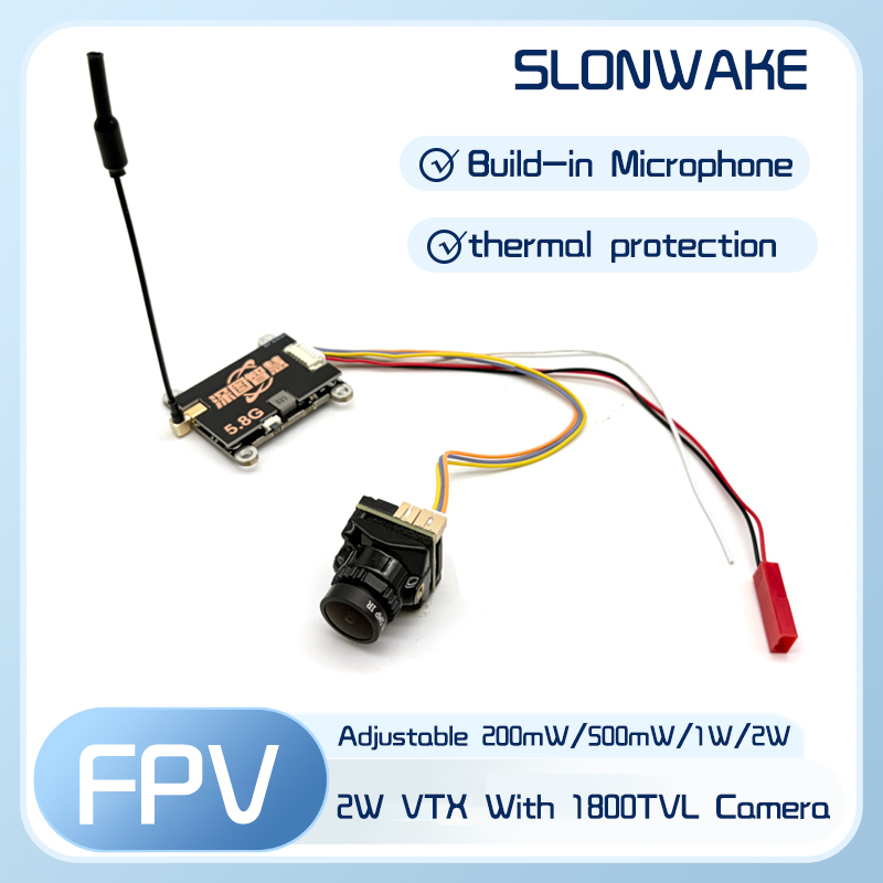 Drone Frame - SLONWAKE 5.8G 56CH 2W 송신기 VTX(CMOS