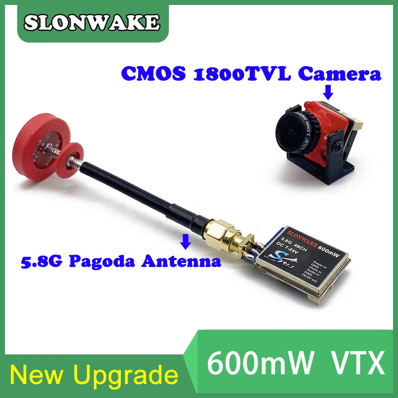 5.8G 48CH 600mW 조정 가능한 VTX-CAM - Drone Frame 리뷰 및 가격